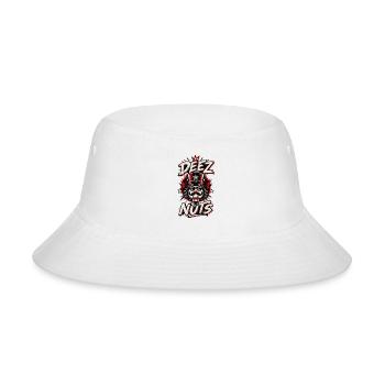 Deez Nuts Nutcracker Funny Christmas Tee - Bucket Hat - white - Front