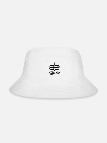 Mahadev Shiva Aghori - Bucket Hat - white