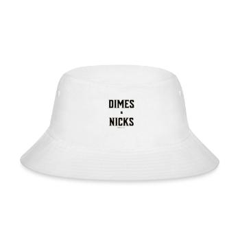 Dimes and Nicks - Graphic T Shirt - Bucket Hat - white - Front