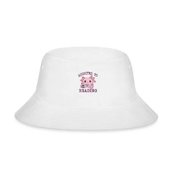 Addicted To Reading 1 - Bucket Hat - white - Front