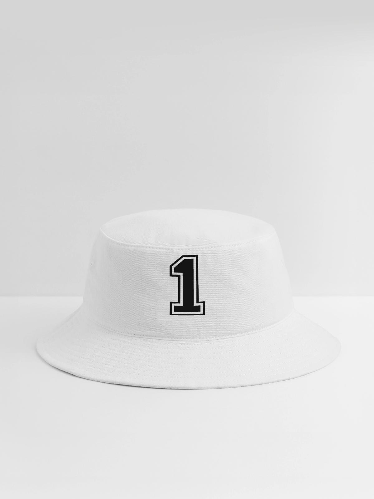1 - Bucket Hat - white - Front