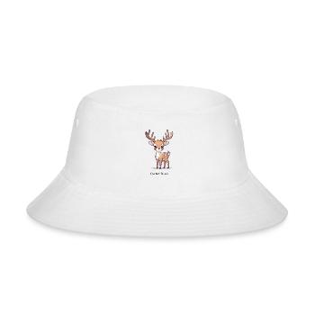 Cute Oh My Deer Design - Bucket Hat - white - Front