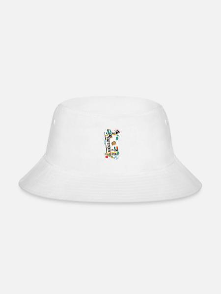 Guadalajara Mexico Mexican Flag - Bucket Hat - white