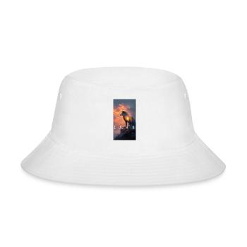 Face Everything And Rise Wolf at Sunset - Bucket Hat - white - Front