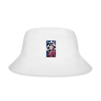 Shark Parade Chic Portrait - Bucket Hat - white - Front