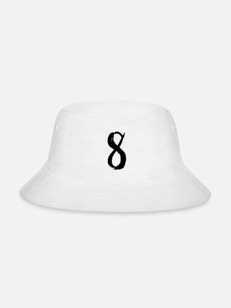 8 - Bucket Hat - white