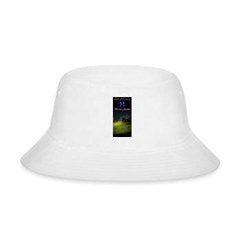 Flashlight at night - Bucket Hat - white - Front