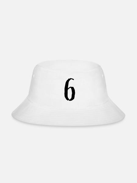 6 - Bucket Hat - white