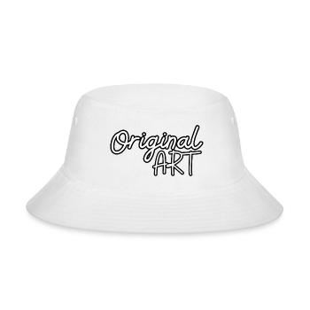 Original Art Typography - Bucket Hat - white - Front