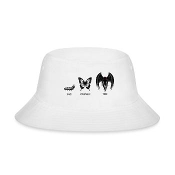 Mothman, Give Yourself Time Metamorphosis - Bucket Hat - white - Front