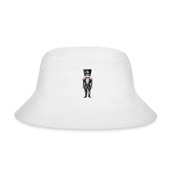 Black Nutcracker Soldier - Bucket Hat - white - Front