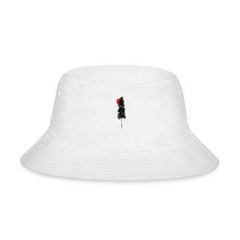 Pine Tree Sunset - Bucket Hat - white - Front