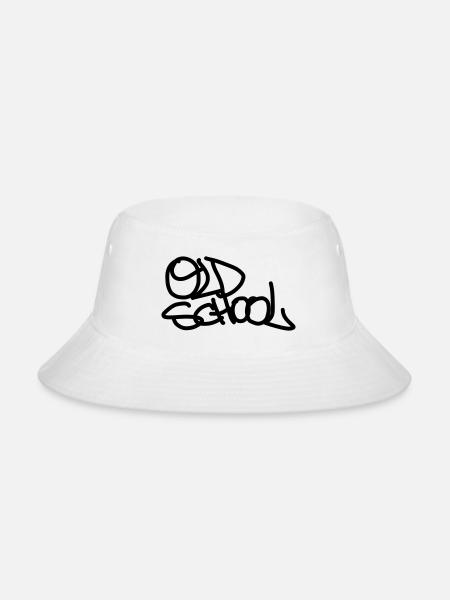 Old school - Bucket Hat - white