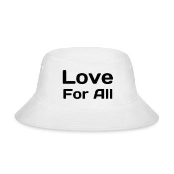 love for all - Bucket Hat - white - Front