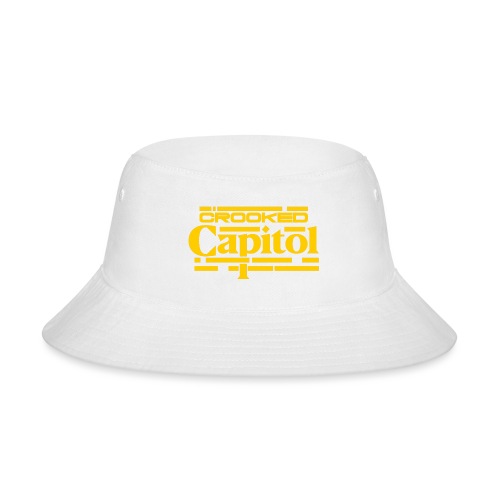 Crooked Capitol Logo Gold - Bucket Hat