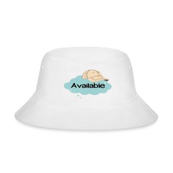 Available - Bucket Hat - white - Front