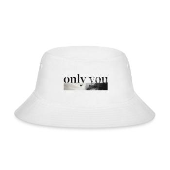Only You Mono Landscape - Bucket Hat - white - Front