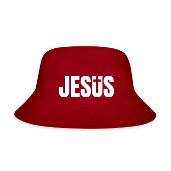 Jesus - Bucket Hat - red - Front