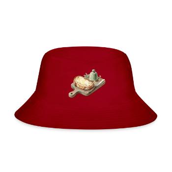 Toast & Tea - Bucket Hat - red - Front