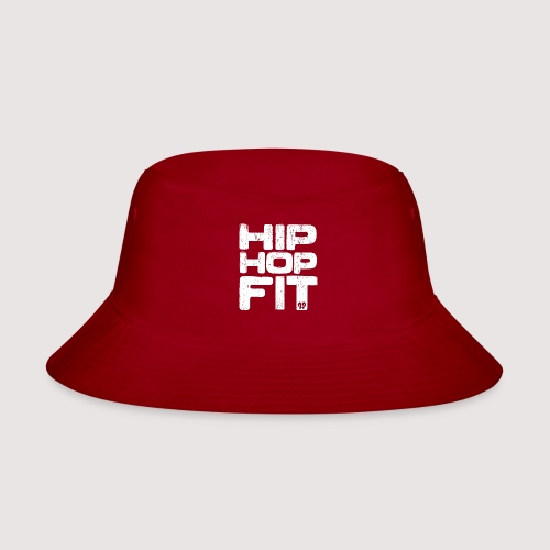 Hip-Hop Fit Logo (White distressed) - Bucket Hat