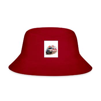 Paramedic Life Saver – Emergency Ambulance Hero - Bucket Hat - red - Front
