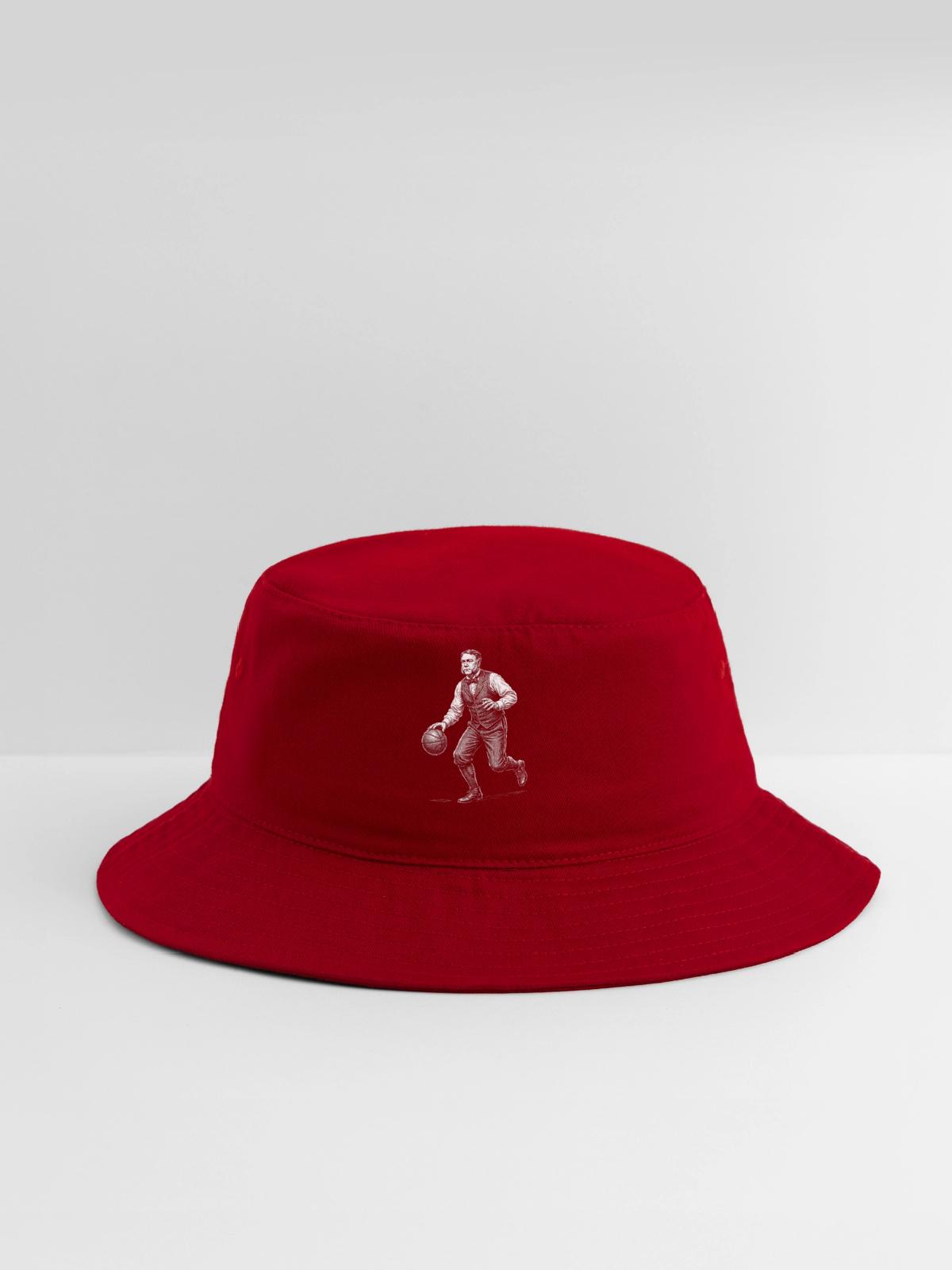 Chester A Arthur Basketball - Bucket Hat - red - Front