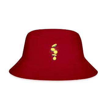 slice lemon - Bucket Hat - red - Front