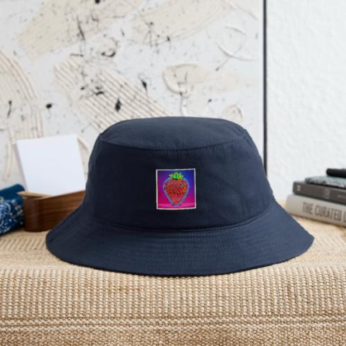 Vibrant Strawberry Neon Sign - Bucket Hat