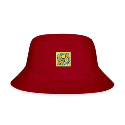 Citrus Fruit Art Design - Bucket Hat
