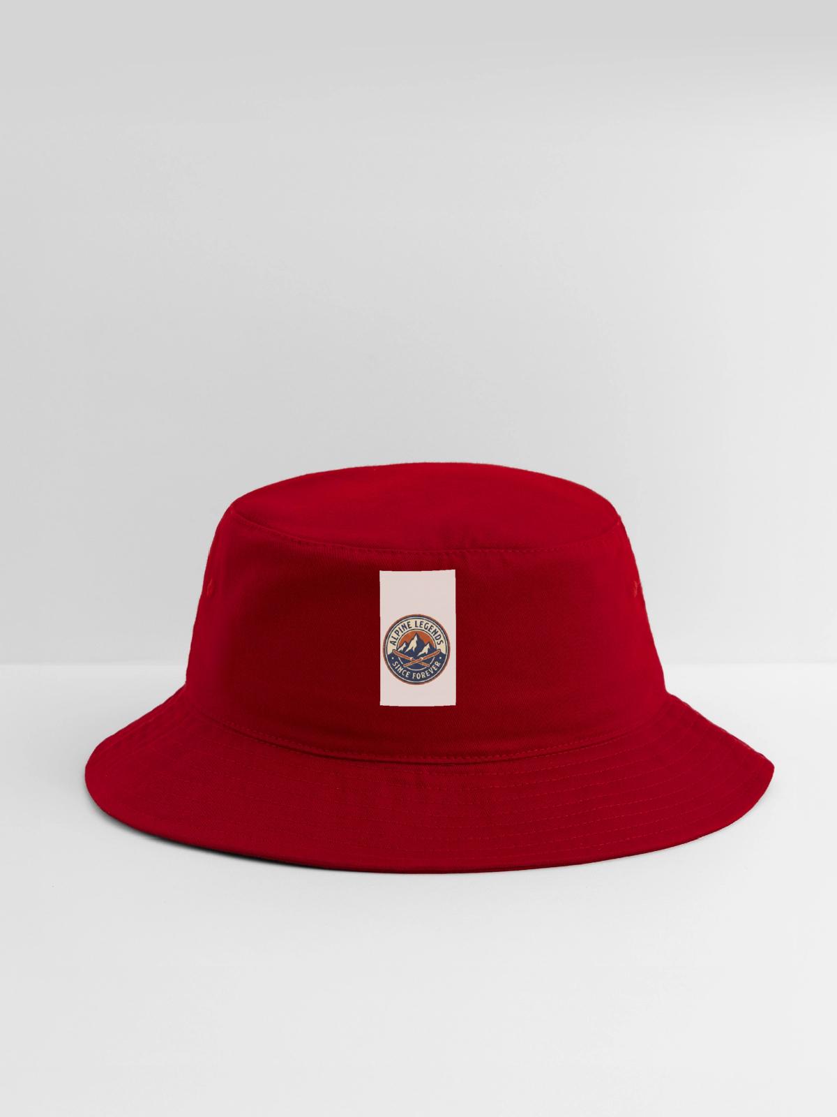 Alpine Legends Crest - Bucket Hat - red - Front