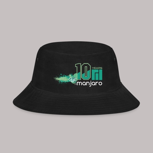 Manjaro 10 years splash v2 - Bucket Hat