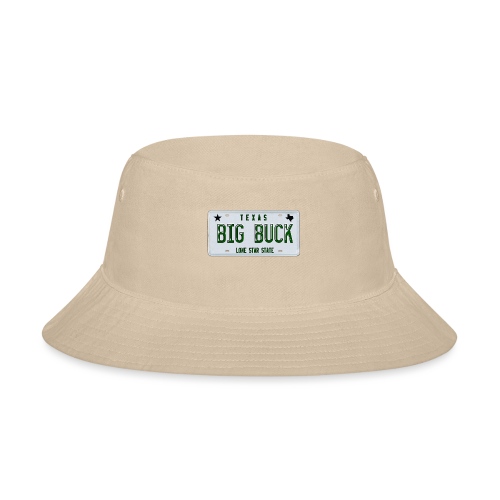 Texas LICENSE PLATE Big Buck Camo - Bucket Hat