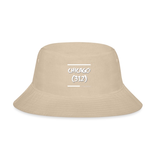 CHICAGO 312 WHITE - Bucket Hat