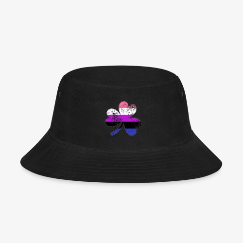 Genderfluid Shamrock Pride Flag - Bucket Hat