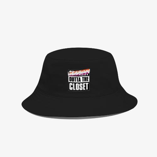 Lesbian Outta the Closet - Lesbian Pride - Bucket Hat