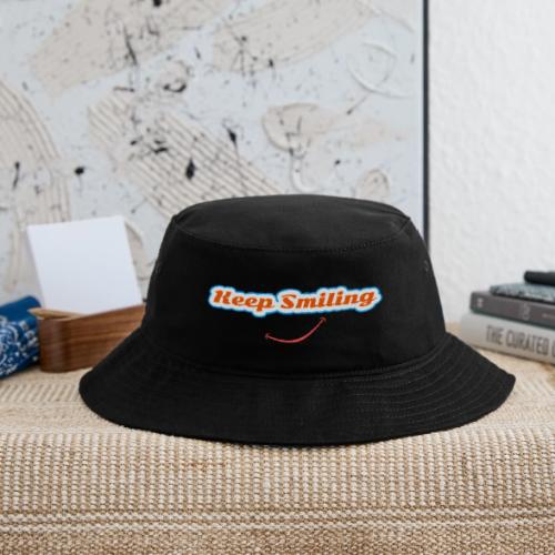 Keep Smiling Positive Vibes Graphic - Bucket Hat