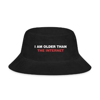 I am older than the internet - Bucket Hat - black - Front