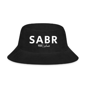 SABR - Patience Bold Mono Logo - Bucket Hat - black - Front