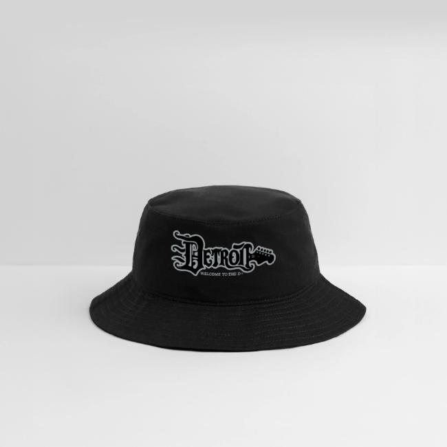 DETROIT GUITAR WTTD BLK SLR REG FONT
