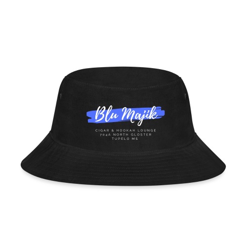 Boss Man BM Design (White/Blue) - Bucket Hat
