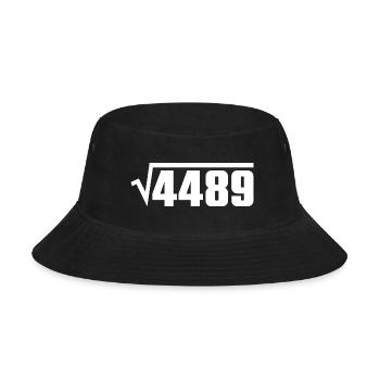 67 Sixty Seven Number 67 Sq Root 4489 Meme Six - Bucket Hat - black - Front