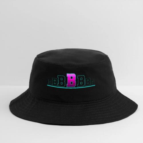 Letter B – Capital Varsity Alphabet Monogram - Bucket Hat