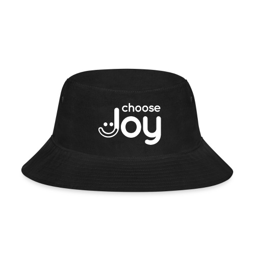 Choose Joy in White (compact) - Bucket Hat