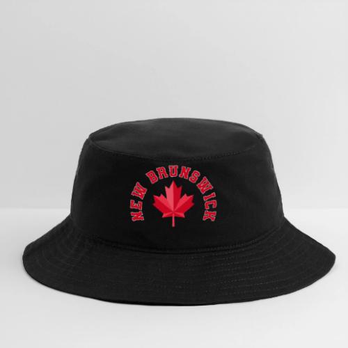 New Brunswick with maple leaf - Bucket Hat