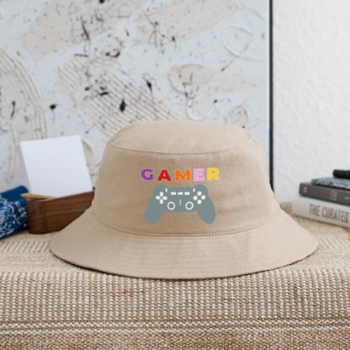 Colorful Gamer Controller Graphic - Bucket Hat