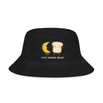 Bread Bakery Banana Bread - Bucket Hat - black - Front