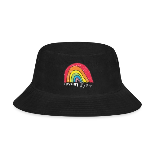 3D&S Creations - Rainbow I love my Moms - Bucket Hat