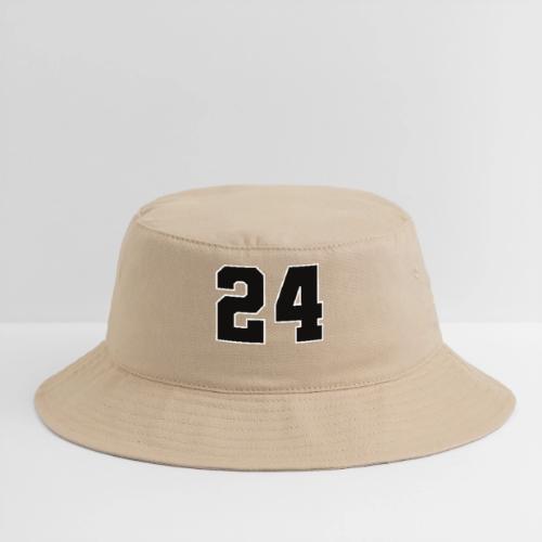 Varsity Number 24 College Font - Bucket Hat