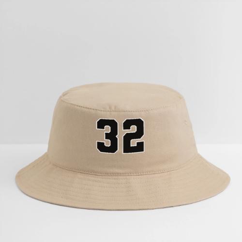 Varsity Number 32 Athletic Design - Bucket Hat