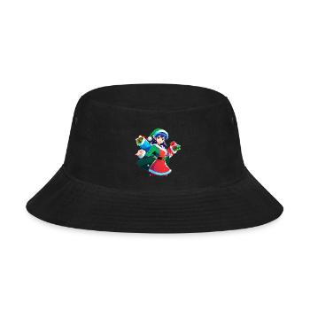 Miss Claus: Christmas Chic - Bucket Hat - black - Front